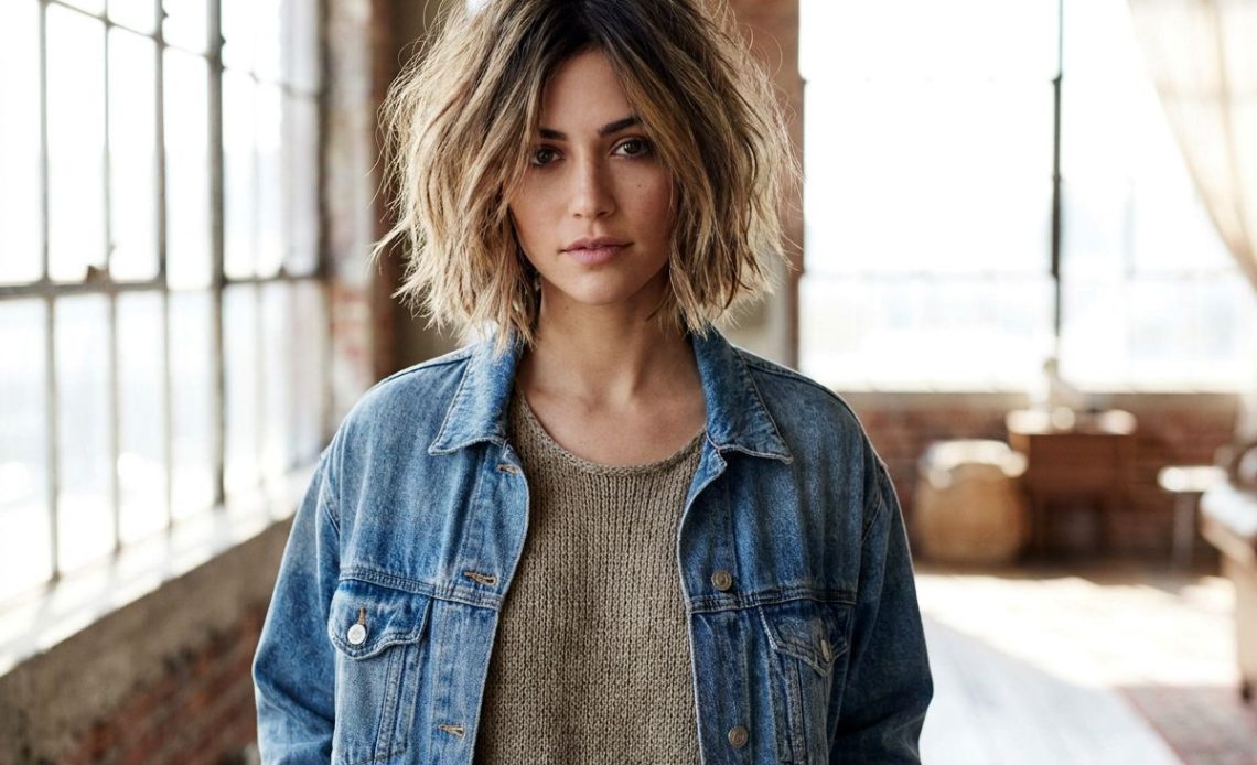 grunge bob fryzura